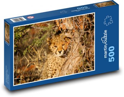Leopard u stromu - puzzle 500 dílků