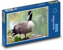 Hus pri rybníku Puzzle 500 dielikov - 46 x 30 cm 