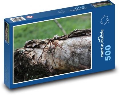 Pavúk v lese na pni - Puzzle 500 dielikov, rozmer 46x30 cm 