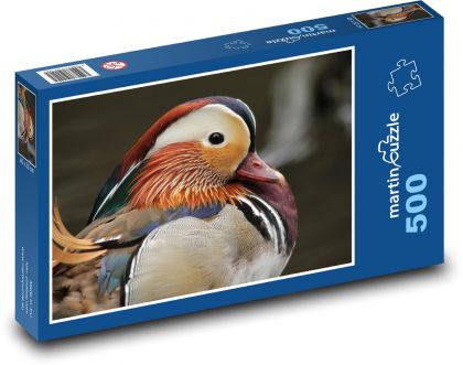 Mandarínska kačica - Puzzle 500 dielikov, rozmer 46x30 cm 