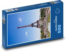 Paříž, Eiffelova věž Puzzle 500 dílků - 46 x 30 cm
