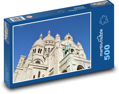Paříž - Bazilika Sacré-Cœur - Puzzle 500 dílků, rozměr 46x30 cm