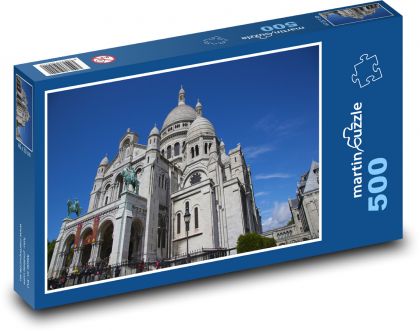 Paříž, Chrám Sacré-Coeur - puzzle 500 dílků