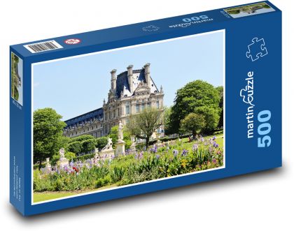 The most beautiful gardens of Paris - Puzzle of 500 pieces, size 46x30 cm 