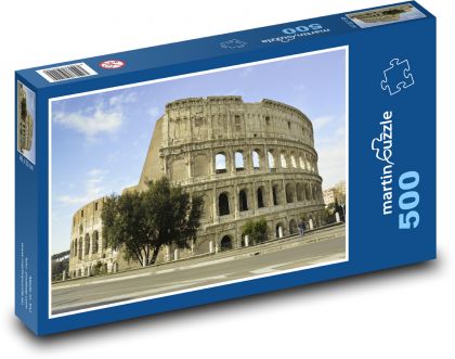 Rome, ancient monument Colosseum - Puzzle of 500 pieces, size 46x30 cm 