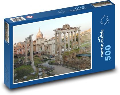 Řím - Roma forum - Puzzle 500 dílků, rozměr 46x30 cm
