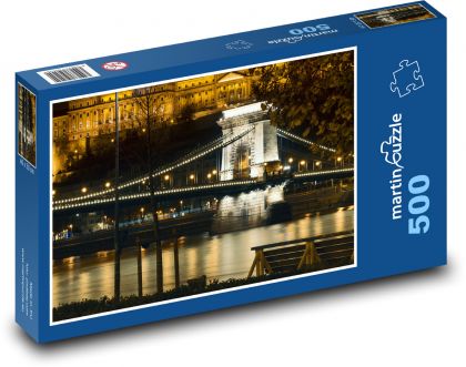 Budapešť - Puzzle 500 dílků, rozměr 46x30 cm