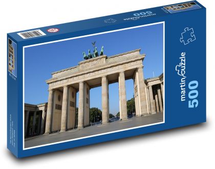 The brandenburg gate - Puzzle of 500 pieces, size 46x30 cm 