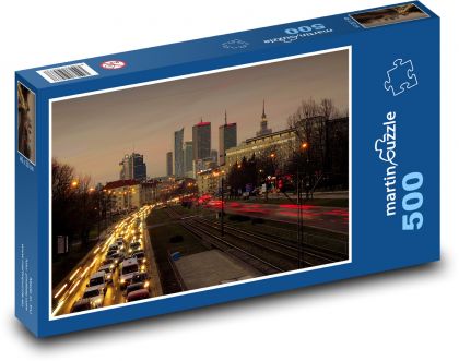 Warsaw - Puzzle of 500 pieces, size 46x30 cm 