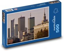 Warschau - moderne Architektur Puzzle 500 Teile - 46 x 30 cm