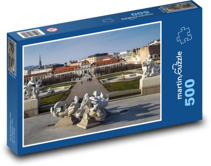 Vienna Castle Park - Puzzle 500 elementów, rozmiar 46x30 cm