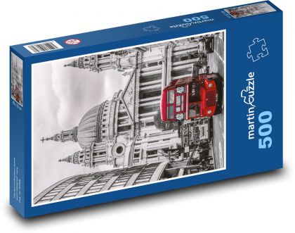 Londýn - Puzzle 500 dílků, rozměr 46x30 cm