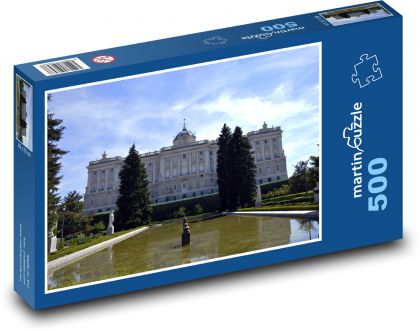 Kráľovský palác Madrid - Puzzle 500 dielikov, rozmer 46x30 cm 