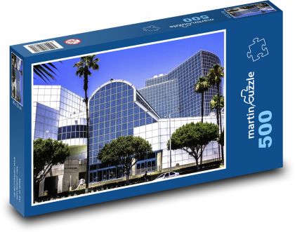 Kongresové centrum Los Angeles - Puzzle 500 dielikov, rozmer 46x30 cm 