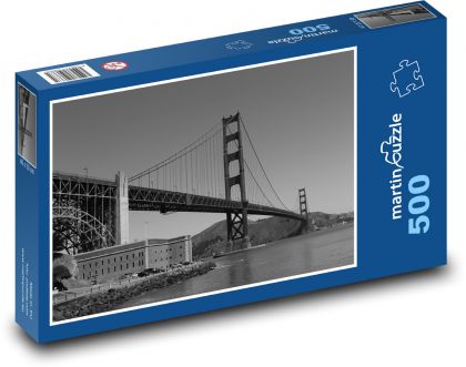 San Francisco - Golden Gate - Puzzle 500 dielikov, rozmer 46x30 cm 