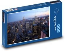 New York při západu slunce Puzzle 500 - 46x30 cm