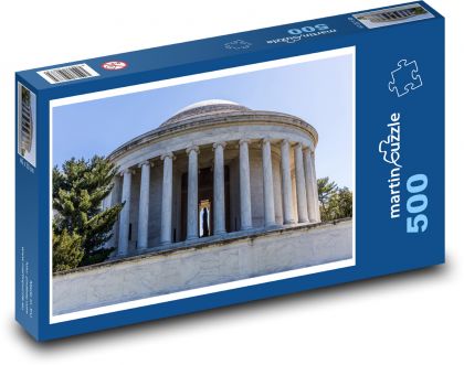 Jeffersonův památník - Puzzle 500 dílků, rozměr 46x30 cm