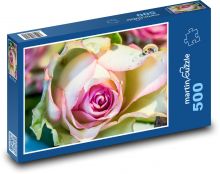Květ růže  Puzzle 500 - 46x30 cm