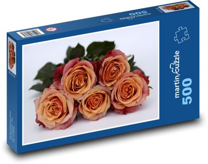 Kytica ruží - Puzzle 500 dielikov, rozmer 46x30 cm 