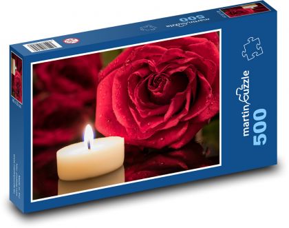 Und einer brennenden Kerze? - Puzzle - 500 Teile