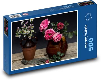 Kvetov - Ruže - Puzzle 500 dielikov, rozmer 46x30 cm 