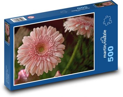 Květiny - Gerbera - Puzzle 500 dílků, rozměr 46x30 cm