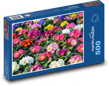 Flowers - Primrose - Puzzle of 500 pieces, size 46x30 cm 
