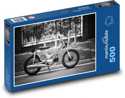 Motocykl - Puzzle 500 dílků, rozměr 46x30 cm