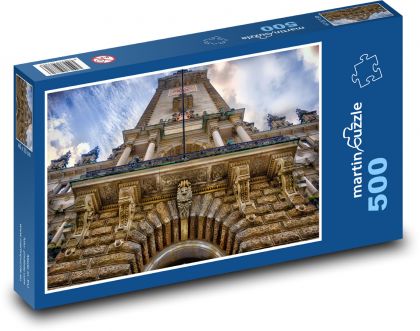 Hamburk - Radnice - Puzzle 500 dílků, rozměr 46x30 cm