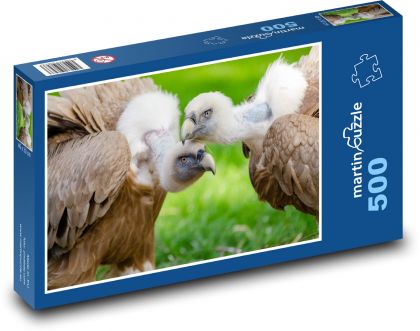 Vultures - birds - Puzzle of 500 pieces, size 46x30 cm 
