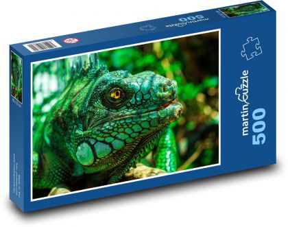 Leguan - Eidechse - Puzzle - 500 Teile