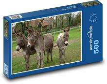 Osli v uzavretom priestore Puzzle 500 dielikov - 46 x 30 cm