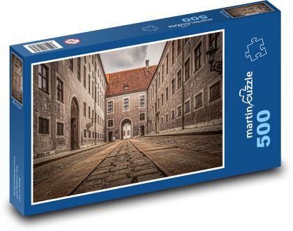 Historická ulica, Salzburg - Puzzle 500 dielikov, rozmer 46x30 cm 