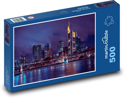 Frankfurt Am Main - Puzzle of 500 pieces, size 46x30 cm 