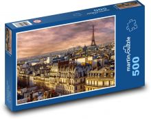 Paris, Eifellova tower Puzzle 500 Teile - 46 x 30 cm