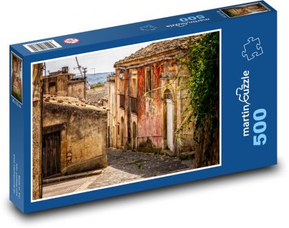 Sicílie, město - Puzzle 500 dílků, rozměr 46x30 cm