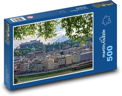 Salzburg - historické centrum, Rakousko - puzzle 500 dílků