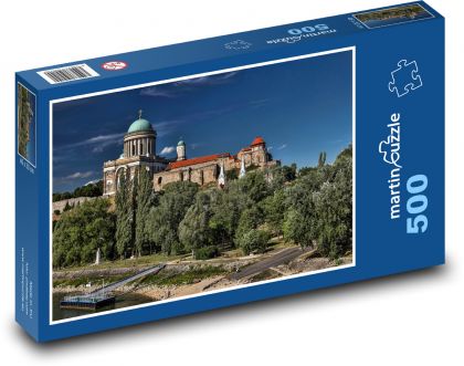 Maďarsko - Ostrihom, bazilika - Puzzle 500 dielikov, rozmer 46x30 cm 
