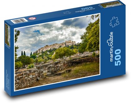 Řecko - Akropolis, Atény - Puzzle 500 dílků, rozměr 46x30 cm