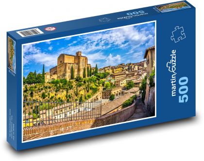 Włochy - Toskania, Siena - Puzzle 500 elementów, rozmiar 46x30 cm