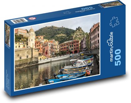 Itálie - Vernazza - Puzzle 500 dílků, rozměr 46x30 cm