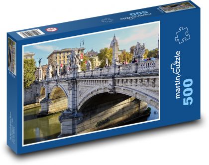 Itálie - most - Puzzle 500 dílků, rozměr 46x30 cm