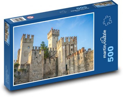 Hrad Scaligerů v Sirmione - Itálie - puzzle 500 dílků