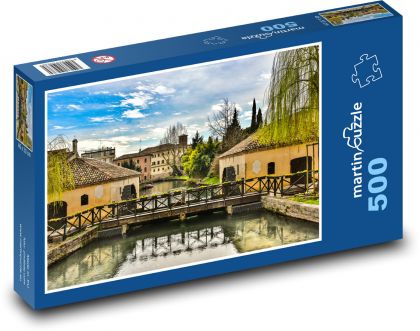 Itálie - Portogruaro - Puzzle 500 dílků, rozměr 46x30 cm