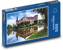 Schweden, Wasser-Schloss Puzzle 500 Teile - 46 x 30 cm
