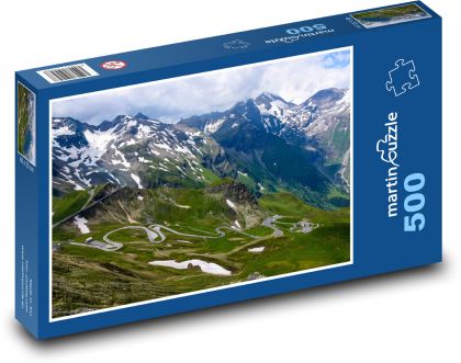 Park Narodowy Grossglockner, Austria - Puzzle 500 elementów, rozmiar 46x30 cm
