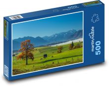 Alpy jesienią, Bawaria Puzzle 500 elementów - 46x30 cm