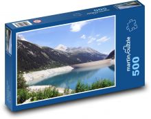 Horské jezero v Rakousku Puzzle 500 - 46x30 cm