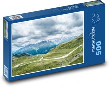 Horská silnice v Alpách Puzzle 500 - 46x30 cm