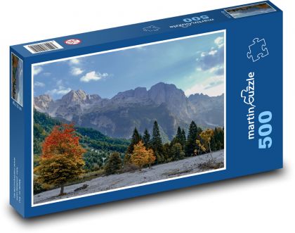 Jesenné hory v Rumunsku - Puzzle 500 dielikov, rozmer 46x30 cm 